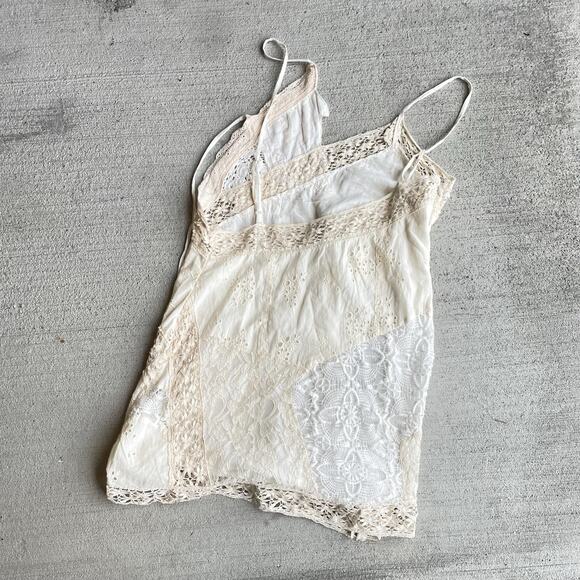 Kimchi Blue Laney Spliced Lace Slip Dress NWT boho dainty cottage fairy | Size L - Picture 7 of 8